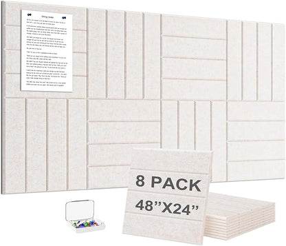 G Gamit Large Felt Wall Tiles Bulletin Board, Large Cork Board Alternative by GGAMIT