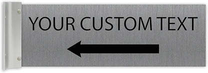 ALPHA DOG SIGNS Custom Projecting Hallway Sign, Personalized Indoor Outdoor by AlphaDog