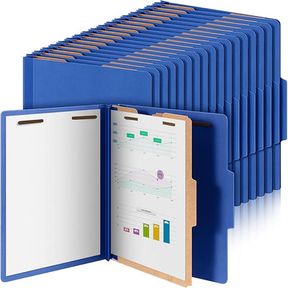 Skyygemm 72 Pcs Classification Folders Letter Size, 1 Divider Pressboard File by Skyygemm