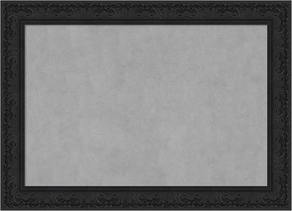 Amanti Art Black Framed Magnetic Board 31x43 Large Vision Board by AmantiArt