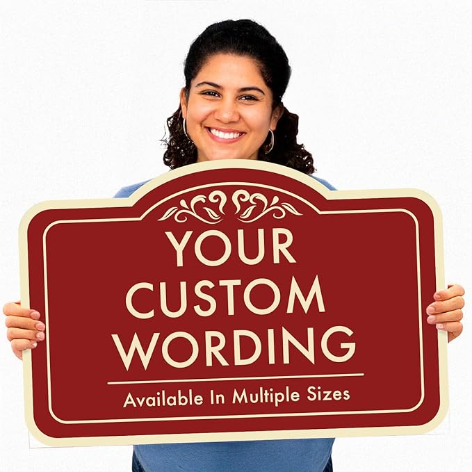 Custom Decorative Outdoor Metal Signs, Personalized Aluminum, Customized - Image 8