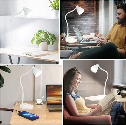 BOHON LED Desk Lamp with USB Charging Port, 3 Color Modes Dimmable Reading Lamp - Image 7