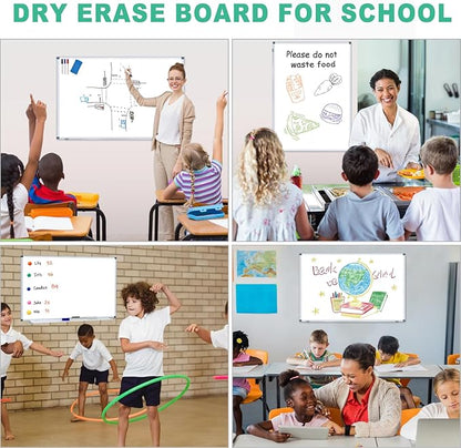 H-Qprobd 3' x 2' Magnetic Whiteboard Large Dry Erase White Board 36"x24" - Image 5