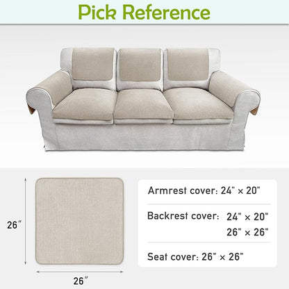 Couch Arm Covers, Sofa Arm Covers, Waterproof Armrest Cover - Image 6