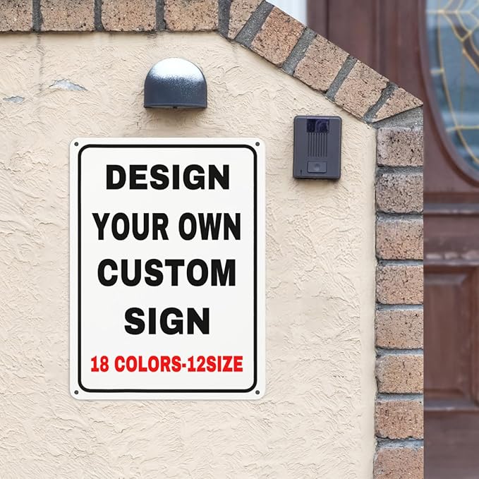 Custom Signs Outdoor Metal Personalized Signs - Image 2
