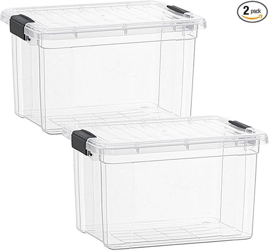 Superio Clear Storage Boxes by Superio