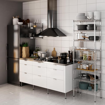 Regal Altair 14" Deep x 24" Wide x 74" Height Wire Shelving Kit | 8-Tier | NSF - Image 2
