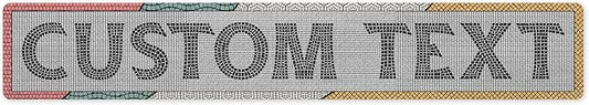 Custom Sign, Custom Street Sign, 11 Font Colors, 13 Font Styles, 4 Hole Options by MySignCenter