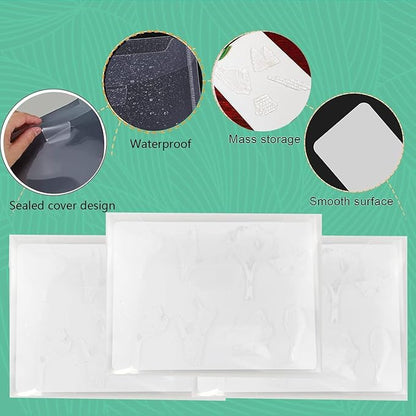 BROTOSPAC 48 PCS Clear Stamps Storage Panels, Resealable Die Cut Storage Bag - Image 4