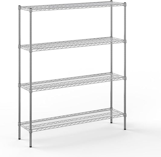 Regal Altair 14" Deep x 54" Wide x 64" Height Wire Shelving Kit | 4-Tier | NSF by Regal+Altair