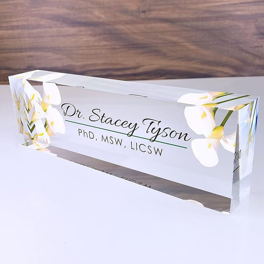 Artblox Office Desk Name Plate Personalized | Custom Name Plates by Artblox