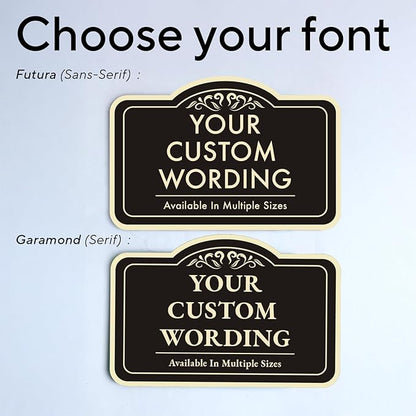 Personalized Custom Decorative Outdoor Metal Signs, 18x12 Inches, Waterproof - Image 9