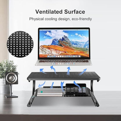suptek Double-Deck Desk Monitor Stand Riser - Image 4