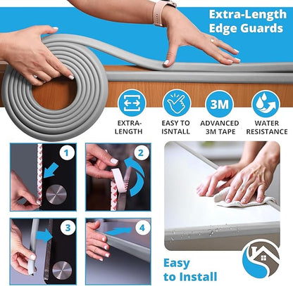 Furniture Edge Guards | 16ft Protective Protective Foam Cushion | Baby Child - Image 4