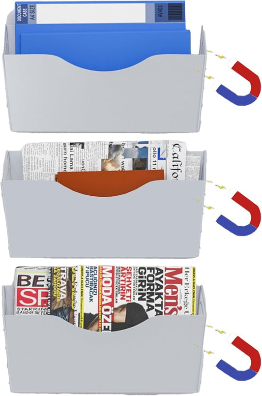 3-Pocket Magnetic File Holder by BSJYMJIAJU