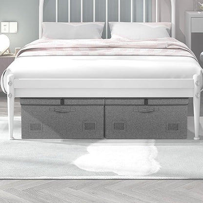 Graciadeco 75 Quarts Extra Large Decorative Storage Bins - Image 5