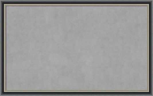 Amanti Art Black Framed Magnetic Board 27x43 Large Vision Board by AmantiArt