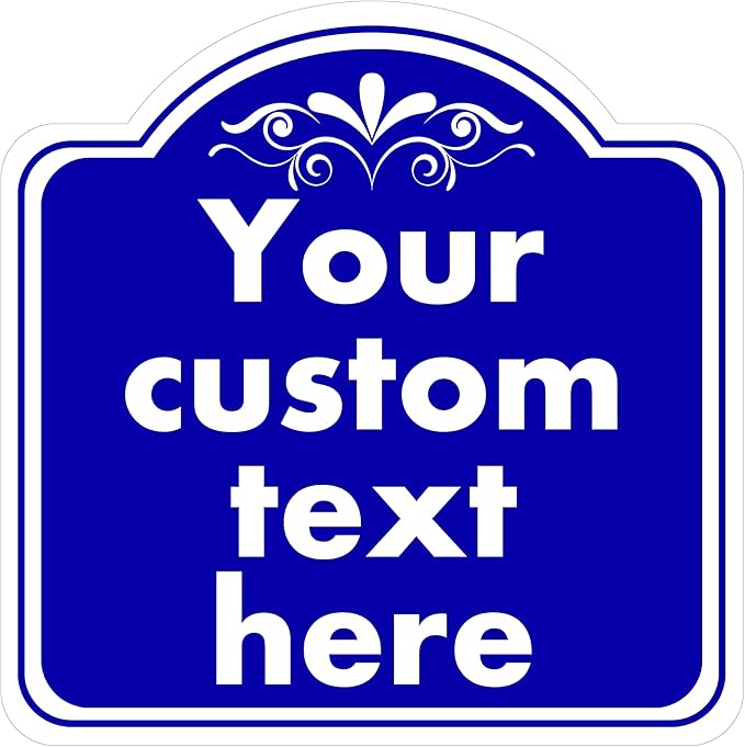 Custom Sign, Custom Indoor/Outdoor Decorative Sign，Aluminum Weatherproof Metal by HKSIGNS