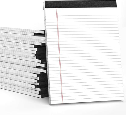 24 Pack Legal Pads 8.5 x 11 White Note Pads 8.5 x 11 Notepads 8.5 x 11 Wide by Aidunmis