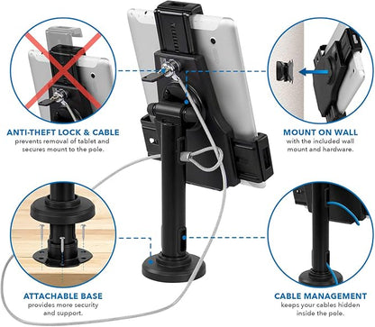 Mount-It! Secure Universal Tablet POS Kiosk - Image 7