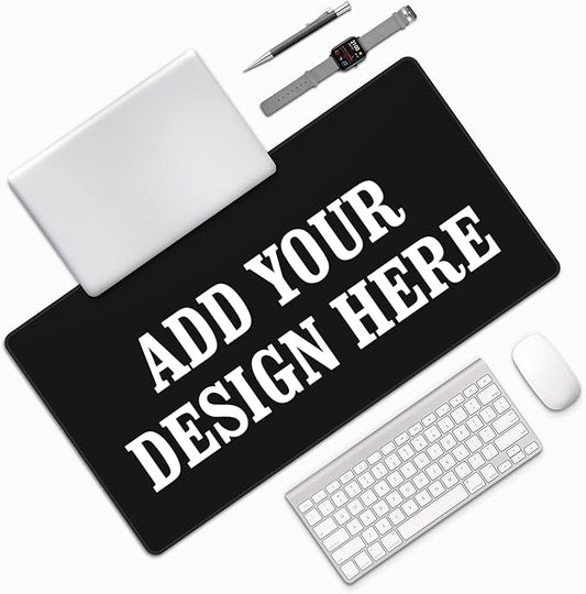 OHORTEB Custom Mouse Pad with Photo, Personalized Image Text Laptop Desk Mat by OHORTEB
