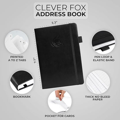 Clever Fox Address Book with alphabetic tabs - Image 2