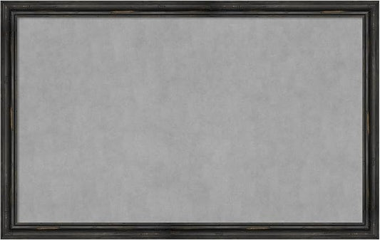 Amanti Art Black Framed Magnetic Board 27x43 Large Vision Board by AmantiArt