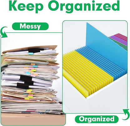 Two Pocket Folders, PANDRI 75 Pack 2 Pocket Folders, Letter Size Paper File - Image 4