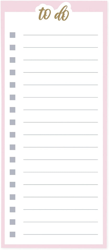 Graphique Magnetic Notepad, 4” x 9.25” x .5” – Front Says, “To Do”, Sticks to by GraphiquedeFrance