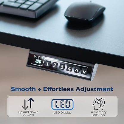 VIVO Electric Dry Erase 60 x 24 in Standing Desk, Memory Height Adjustment - Image 6