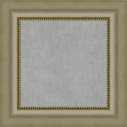 Amanti Art Silver Framed Magnetic Board 17x17 X-Small Vision Board by AmantiArt