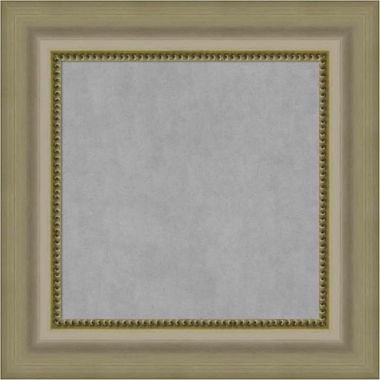 Amanti Art Silver Framed Magnetic Board 17x17 X-Small Vision Board by AmantiArt