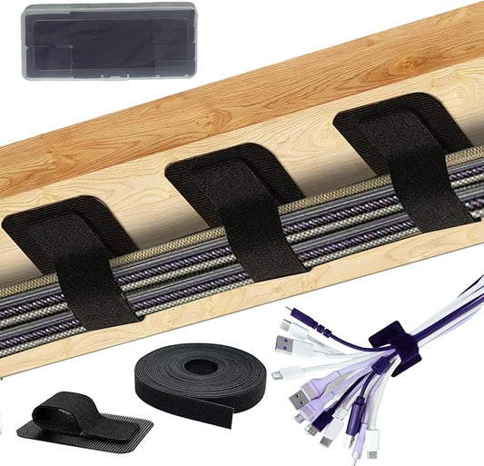 Ulinca Cable Management Under Desk, Enhanced Wire Holder. Cord Organizer by Unknown