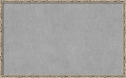 Amanti Art Silver Framed Magnetic Board 26x42 Large Vision Board by AmantiArt