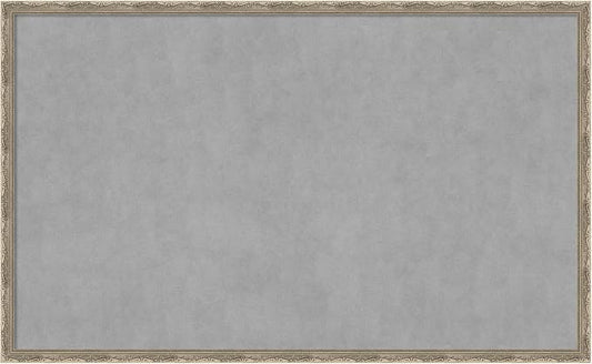 Amanti Art Silver Framed Magnetic Board 26x42 Large Vision Board by AmantiArt