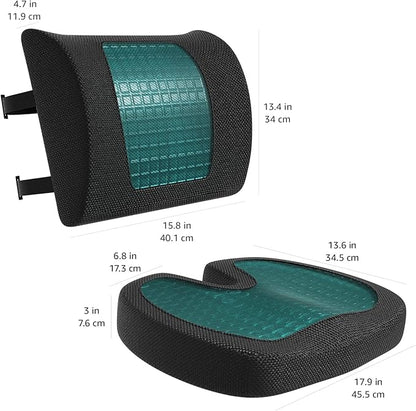 Amazon Basics Comfortable Seat Cushion & Lumbar Support - Image 4