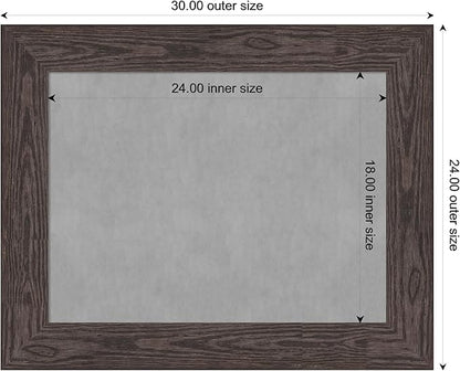 Amanti Art Black Framed Magnetic Board 24x30 Medium Vision Board - Image 4