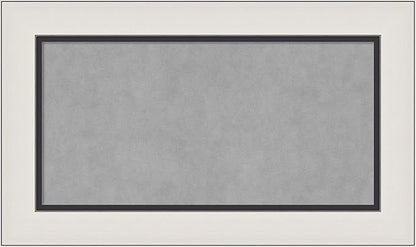Amanti Art Silver Framed Magnetic Board 18x30 Small Vision Board by AmantiArt