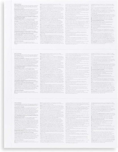 2025 W2 Blank 3-Up Laser Tax Form, - Image 3