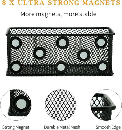 Neudeco Magnetic Locker Organizer and Accessories，Wire Mesh Magnetic Storage - Image 5