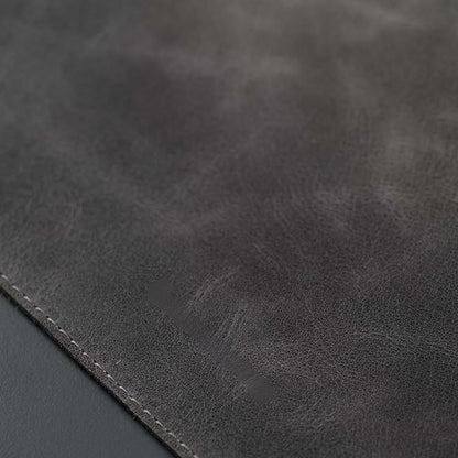 TORONATA Jersey Genuine Calfskin Leather Desk Pad, Office Desk Mat - Image 3