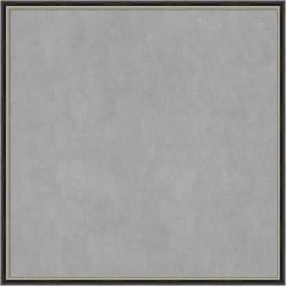 Amanti Art Black Framed Magnetic Board 25x25 Medium Vision Board by AmantiArt