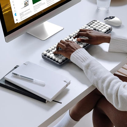 MOFII Wireless Keyboard and Mouse Combo, Computer Full Size 2.4G Plug and Play - Image 6