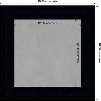Amanti Art Black Framed Magnetic Board 16x16 X-Small Vision Board - Image 4