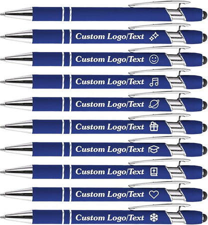 CRME Custom Engraved Ballpoint Pens Bulk Customized Metallic Printed Name Pens by Unknown