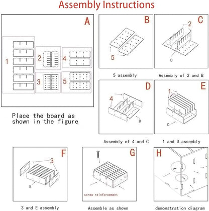 TUSAUW Literature Organizer, 21 Compartments Classroom Mailbox, Desktop File - Image 2