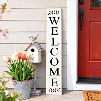 Farmhouse Wooden Merry Christmas Welcome Sign Stand by Unknown