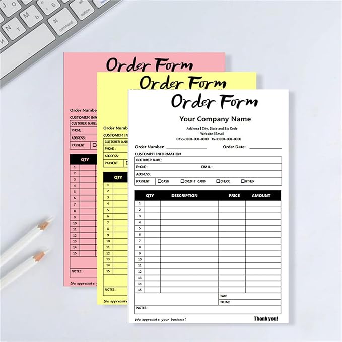 Custom Invoice Book in 3-Part /2-Part Receipt Book - Image 5