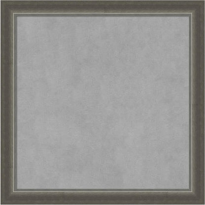 Amanti Art Silver Framed Magnetic Board 23x23 Medium Vision Board by AmantiArt