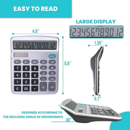LICHAMP Desk Calculators with Big Buttons and Large Display, Office Desktop - Image 2